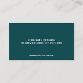 Reisagent Visitekaartje (Achterkant)