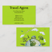 Reisagent Visitekaartje (Voorkant / Achterkant)
