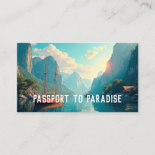 Reisagent Visitekaartje (Voorkant)