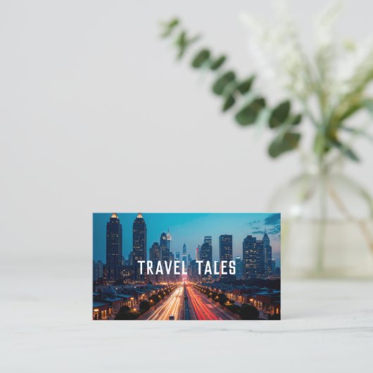 Reisagent Visitekaartje (Staand voorkant)