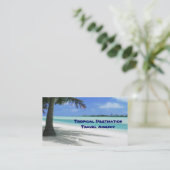 Reisagent Visitekaartje (Staand voorkant)