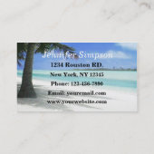 Reisagent Visitekaartje (Achterkant)