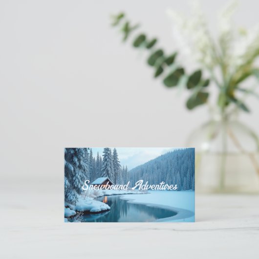 Reisagent Visitekaartje (Staand voorkant)