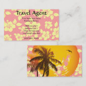 Reisagent Visitekaartje (Voorkant / Achterkant)