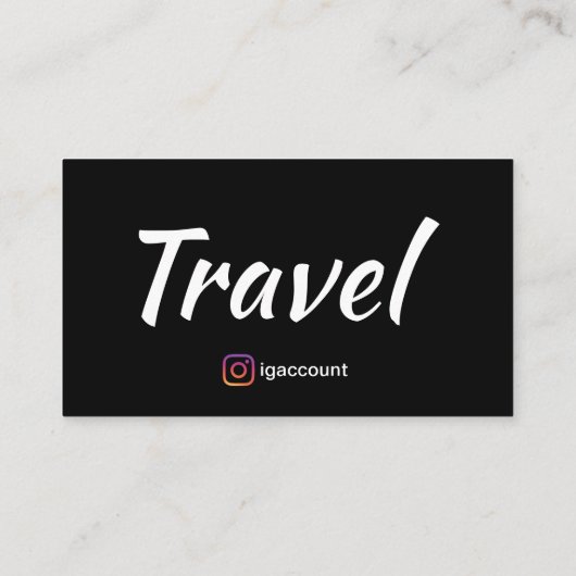 Reisagent Visitekaartje (Achterkant)