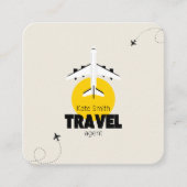 Reisagent visitekaartjes! vierkante visitekaartje (Voorkant)