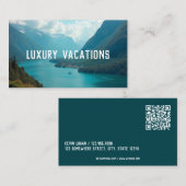 Reisagent voor aangepaste scancode visitekaartje (Voorkant / Achterkant)