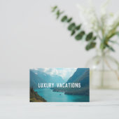 Reisagent voor aangepaste scancode visitekaartje (Staand voorkant)