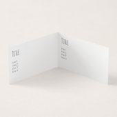 Reisagent zomerse feestdagen  koffer visitekaartje (Binnen)