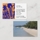 Reisagenten Visitekaartje (Voorkant / Achterkant)