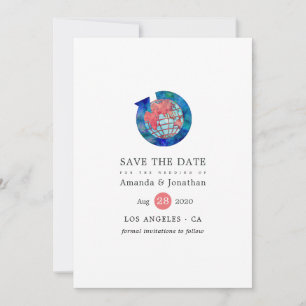 Reisavonturen Paspoort Trouwfoto Save The Date