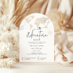 Reisavontuur Arch Wereldkaart begint met baby show Kaart