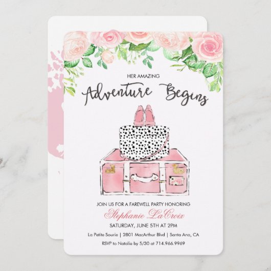 Reisavontuur Away Away Kaart (Voorkant / Achterkant)