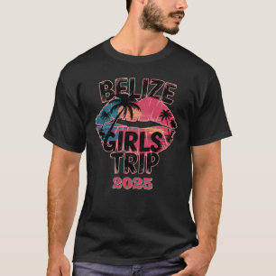 Reisavontuur Belize Meisjes Tropisch Avontuur  T-shirt