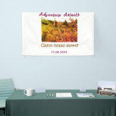 Reisavontuur verwacht bruidsfeest naam fa spandoek (Beurs)