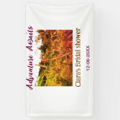 Reisavontuur verwacht bruidsfeest naam fa spandoek (Verticaal)