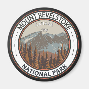 Reisbadge in het nationale park Revelstoke Magneet