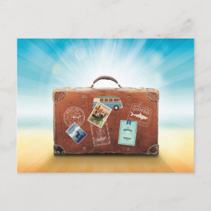 Reisbagage, poster  Italia, Briefkaart