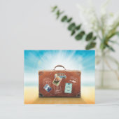 Reisbagage, poster  Italia, Briefkaart (Staand voorkant)