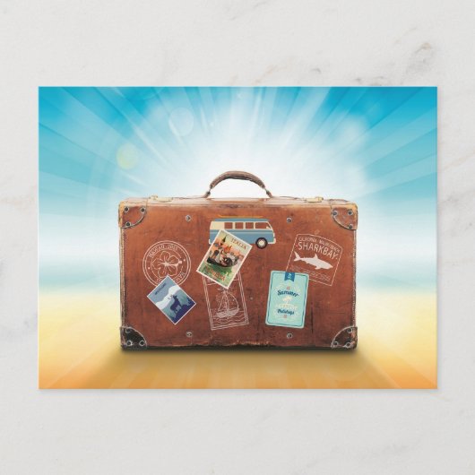 Reisbagage, poster  Italia, Briefkaart (Voorkant)