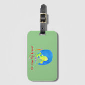 Reisbagtaglabel voor onderweg bagagelabel (Voorkant (verticaal))