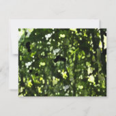 Reisbalk voor Waterverf rond Mitzvah Reply card RSVP Kaartje (Achterkant)