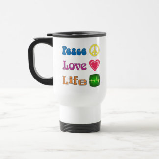 Reisbeker met een pro-life boodschap.