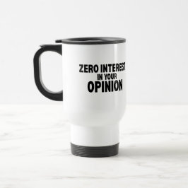 Reisbeker Met Geen Interesse In Je Mening