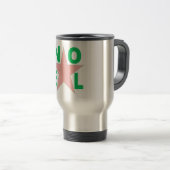 Reisbeker roestvrij staal NOEL 7 STERREN (Voorkant rechts)