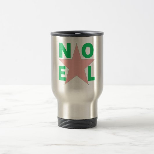 Reisbeker roestvrij staal NOEL 7 STERREN (Center)