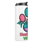 Reisbeker Tech Healing Paws Thermosbeker (Gedraaid links)