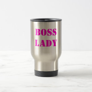 Reisbeker voor de baas dame