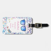 Reisbestemming Bachelorette-feest Bagagelabel (Voorkant horizontaal)