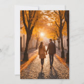 Reisbestemming bruiloft Bewaar de datum Kaart (Voorkant)