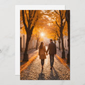 Reisbestemming bruiloft Bewaar de datum Kaart (Voorkant / Achterkant)