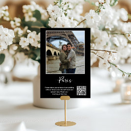 Reisbestemming Foto Delen QR Code Kaart