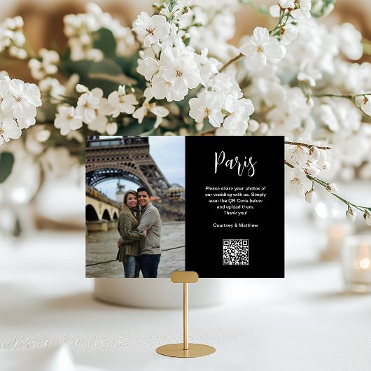 Reisbestemming Foto Delen QR-code Kaart
