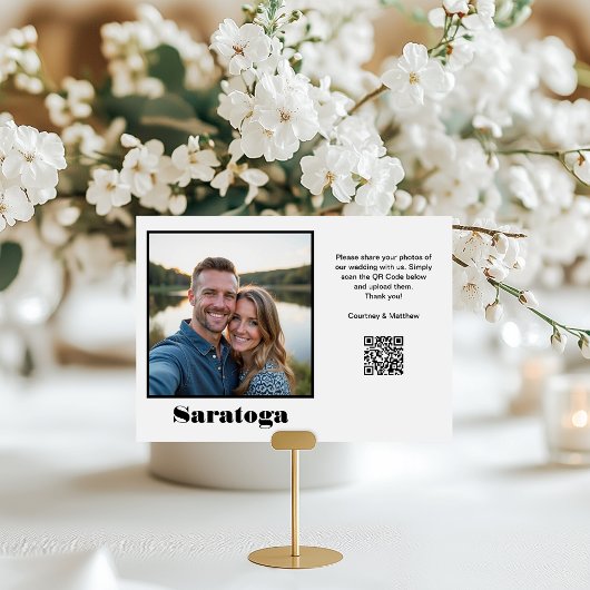 Reisbestemming Foto Delen QR-code Kaart