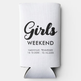 Reisbestemming Fun Matching Meiden Weekend Trip Seltzer Blikjeskoeler