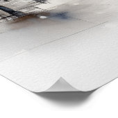 Reisbestemming Londen Waterverf Wall Art Poster (Hoek)