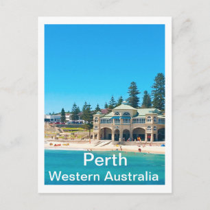 Reisbestemming Perth Australia Briefkaart