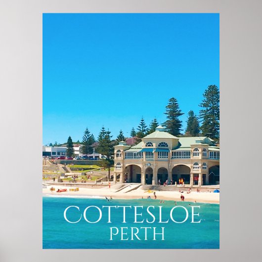 Reisbestemming Perth Australia Poster (Voorkant)