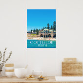 Reisbestemming Perth Australia Poster (Keuken)