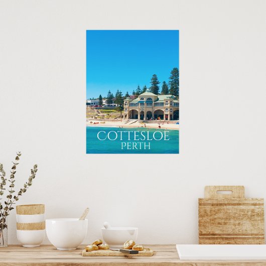 Reisbestemming Perth Australia Poster (Keuken)