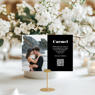 Reisbestemming QR-code voor het delen van foto's Kaart