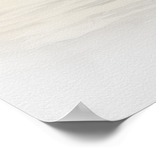 Reisbestemming Venetië Waterverf Wall Art Poster (Hoek)