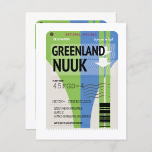 Reisbiljet Groenland Nuuk