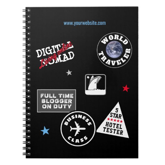 Reisblogger Notitieboek (Voorkant)