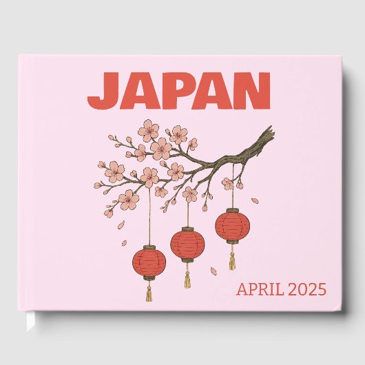 Reisboek over Japan voor salontafel Gastenboek (Voorkant)