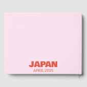 Reisboek over Japan voor salontafel Gastenboek (Achterkant)